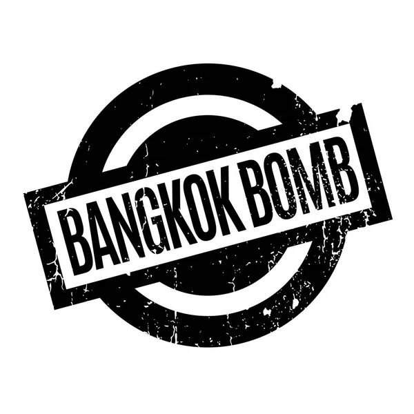 Bangkok Bombe Gummistempel — Stockvektor