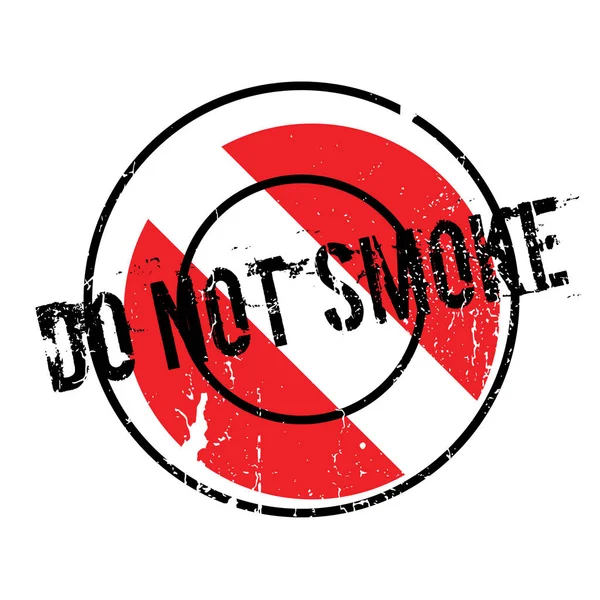 Do Not Smoke rubber stamp — Stock Vector