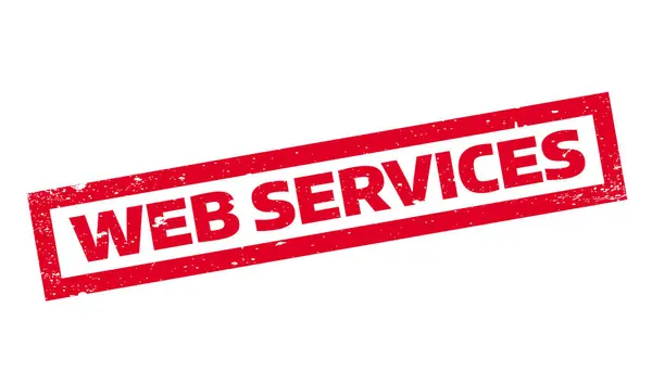 Web Services pieczątka — Wektor stockowy