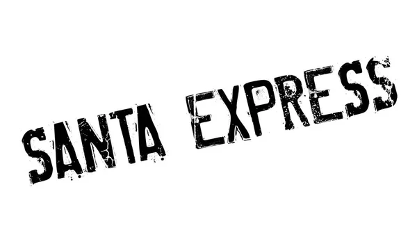 Santa Express rubber stamp — Stock Vector