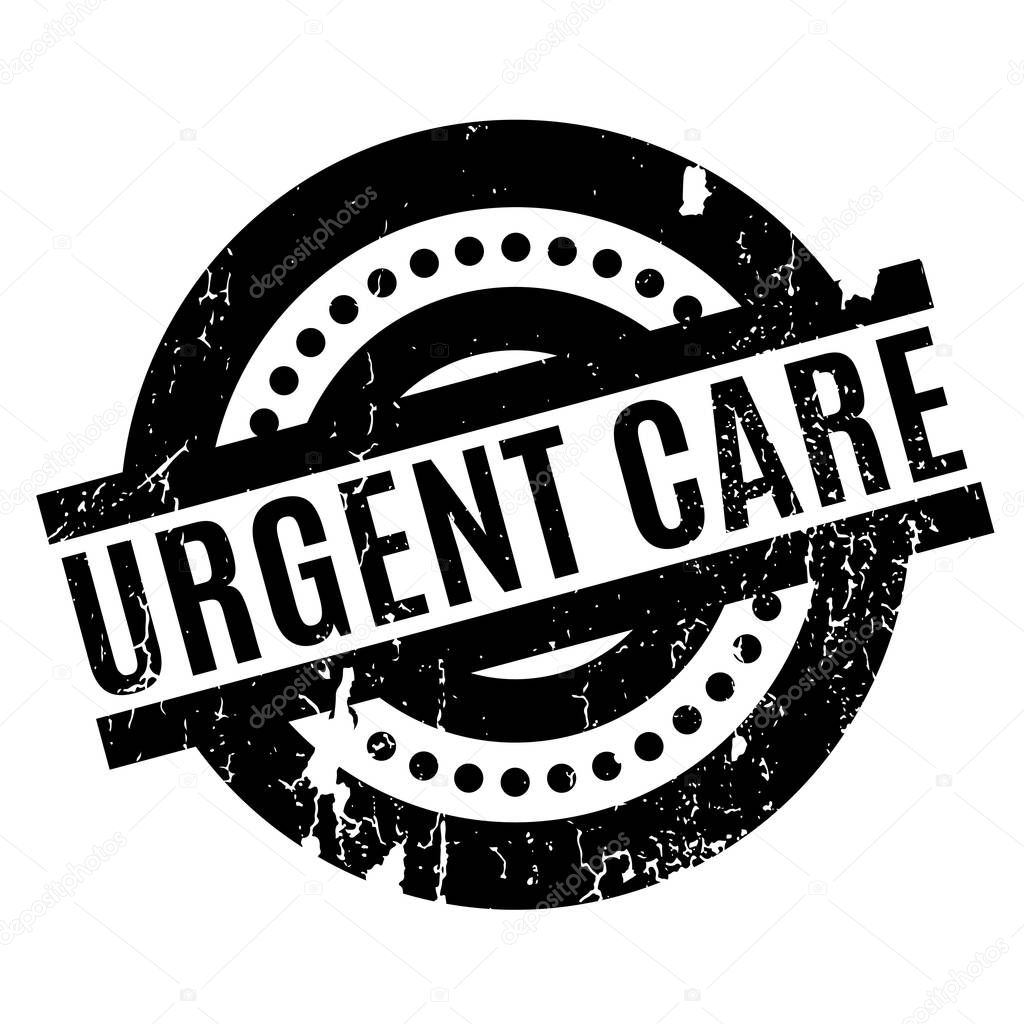 Urgent Care rubber stamp