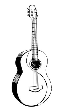 Gitar çizgi film resim