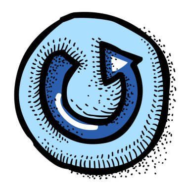 Çizgi film görüntü simgesinin yeniden başlatın