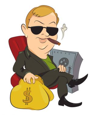 İşadamı çizgi film resim