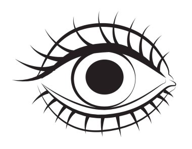 Çizgi film görüntü göz