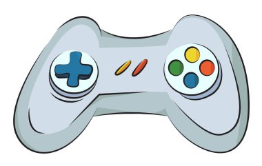 Çizgi film oyunu simge görüntüsünü. Gamepad sembolü