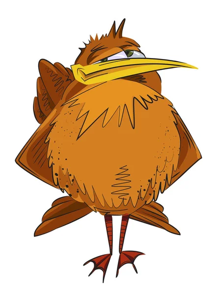 鳥の漫画画像 — ストックベクタ