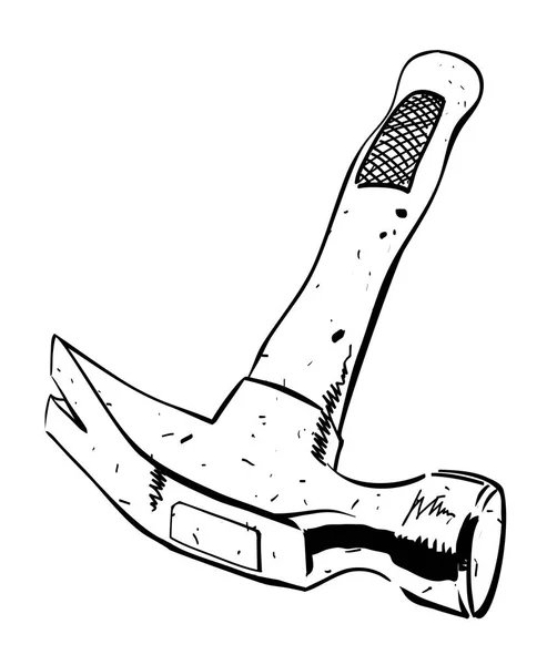 Cartoon image of hammer — Stock Vector