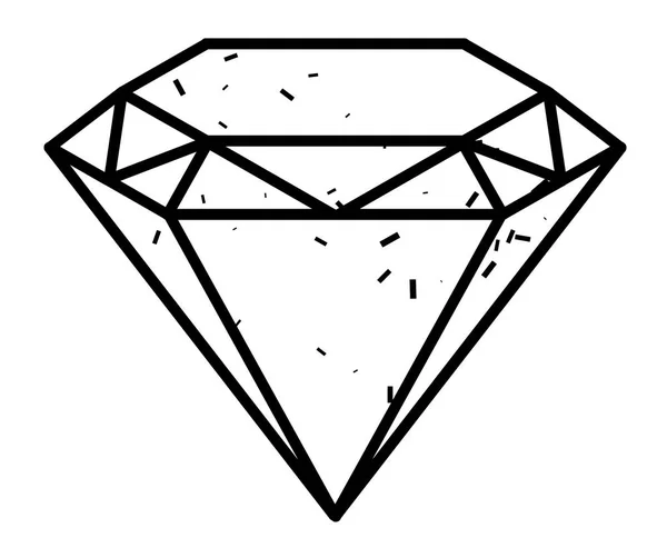 Мультфільм зображень значок ромба. Алмаз символ — стоковий вектор