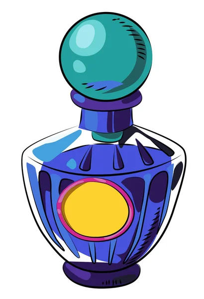 Cartoon image of perfume bottle — Stock Vector