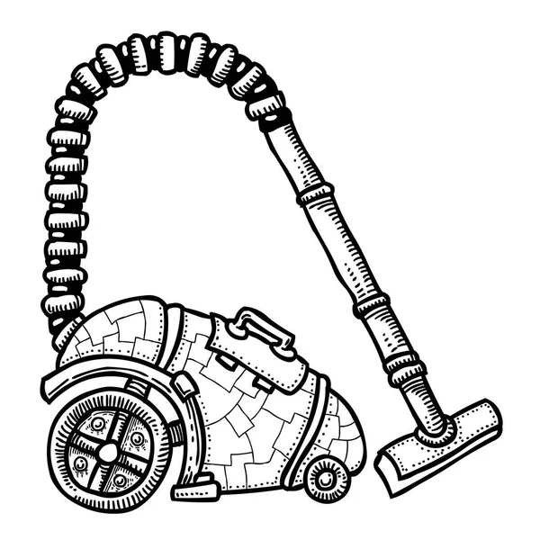 Cartoon image of vacuum cleaner — Stock Vector