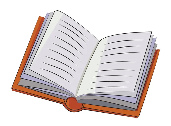 Cartoon image of Book Icon. Book symbol — Stock Vector
