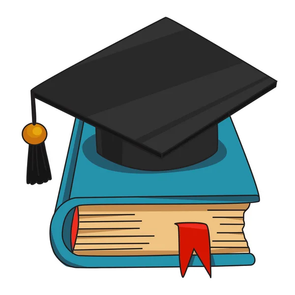 Cartoon afbeelding van boekpictogram. Onderwijs-symbool — Stockvector