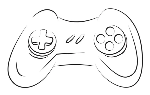 Мультяшне зображення ігрової піктограми. Символ Gamepad — стоковий вектор