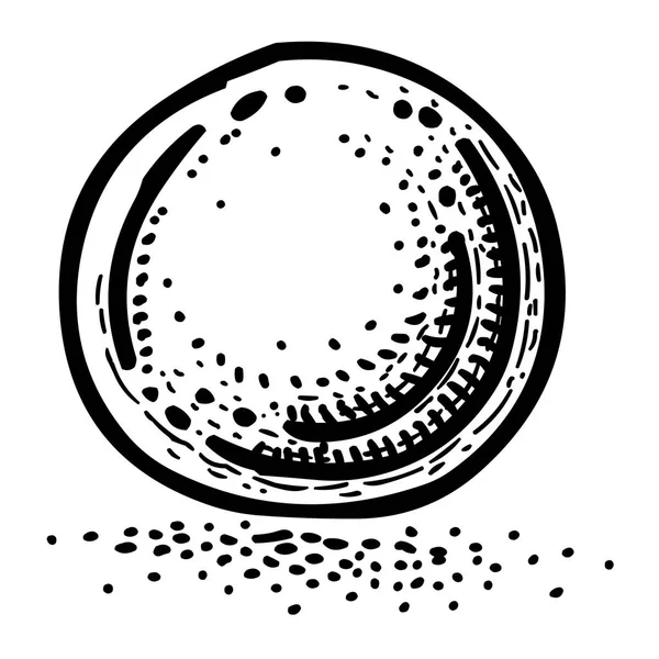 Kreskówka obraz ikonę kuli ziemskiej. Symbol kuli — Wektor stockowy
