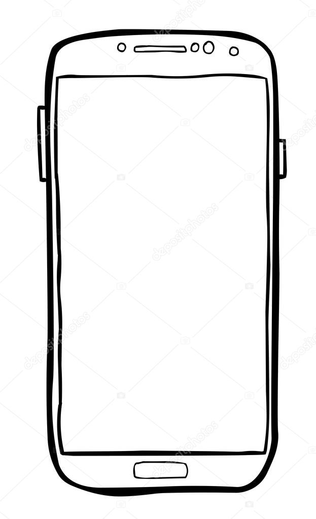 Image de dessin animé de l'icône de téléphone portable ... Image de dessin animé de l'icône de téléphone portable ...