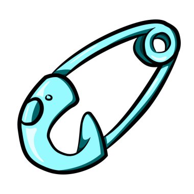 PIN simgesi çizgi film görüntüsü. PIN sembolü