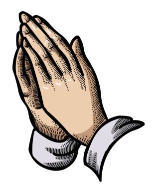 Çizgi film görüntü Pray