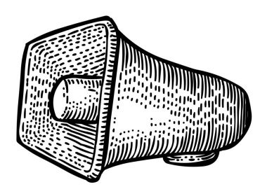 Çizgi film görüntüsü Siren simgesi. Alarm simgesi