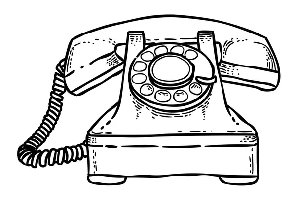 Imagen de dibujos animados del icono del teléfono. Símbolo telefónico — Vector de stock