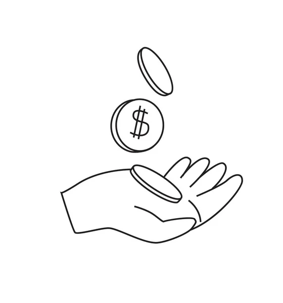 Desenhos animados imagem de Save your money, ilustração vetorial plana — Vetor de Stock
