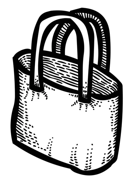 ショッピング バッグの漫画のイメージ — ストックベクタ