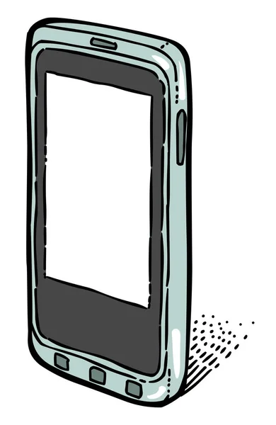 Cartoon afbeelding van het pictogram van de Smartphone. Cellphone pictogram. Telefoon — Stockvector