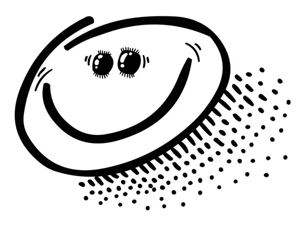 Image de bande dessinée de Smile Icon. Symbole visage heureux — Image vectorielle