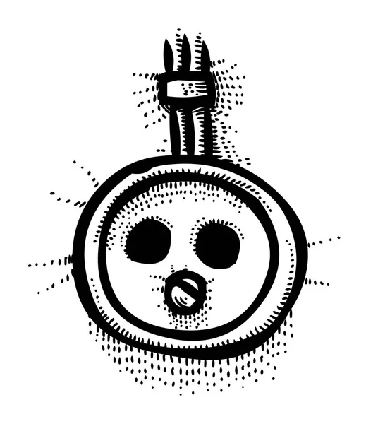 Imagem dos desenhos animados de Socket Icon. Símbolo de roseta — Vetor de Stock