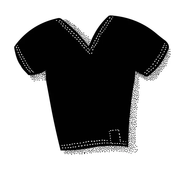 Cartoon afbeelding van het pictogram van de T-shirt. Shirt symbool — Stockvector