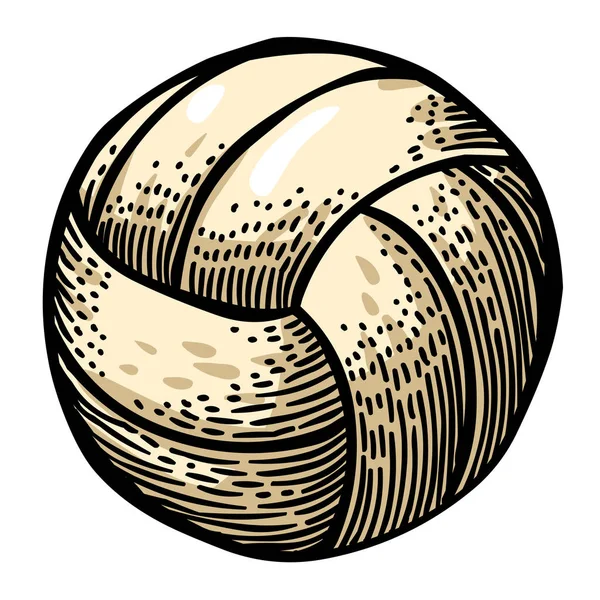 Cartoon-Bild der Ikone des Volleyballs. Sportsymbol — Stockvektor