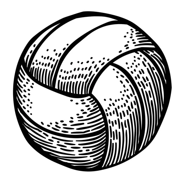 Cartoon-Bild der Ikone des Volleyballs. Sportsymbol — Stockvektor