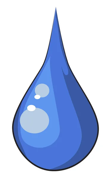 Imagen de dibujos animados de gota de agua — Vector de stock