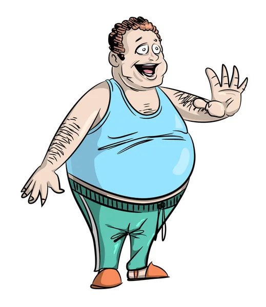 Adam sallayarak çizgi film resim