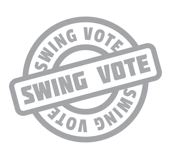 Swing hlasování razítko — Stockový vektor