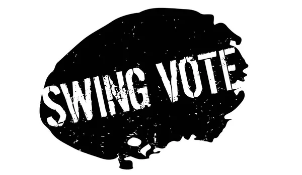 Swing hlasování razítko — Stockový vektor