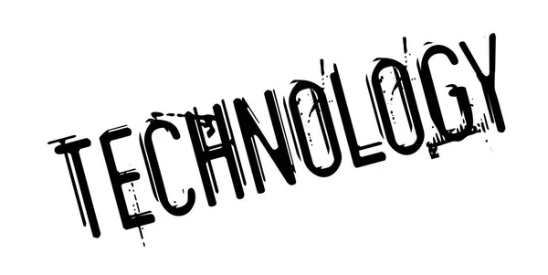 Tecnologia carimbo de borracha — Vetor de Stock