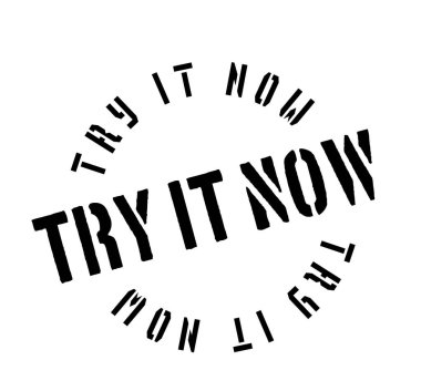 Şimdi lastik damgası deneyin