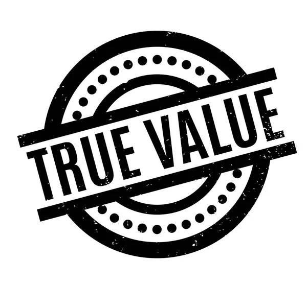 Sello de caucho True Value — Archivo Imágenes Vectoriales