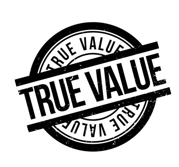 Sello de caucho True Value — Archivo Imágenes Vectoriales