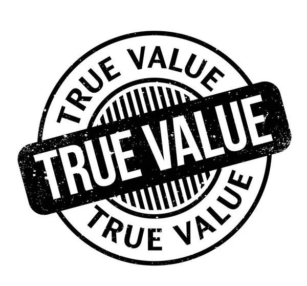 Sello de caucho True Value — Archivo Imágenes Vectoriales