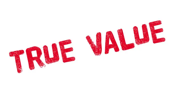 Sello de caucho True Value — Archivo Imágenes Vectoriales