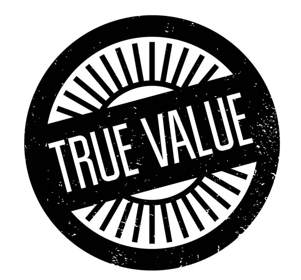 Carimbo de borracha True Value —  Vetores de Stock