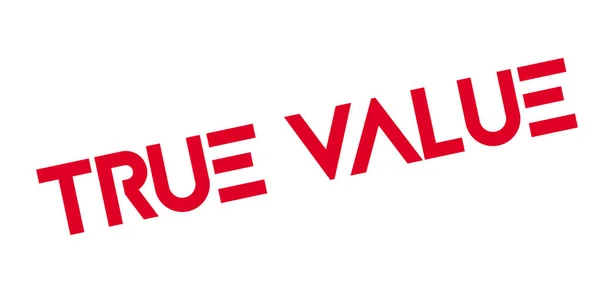 Sello de caucho True Value — Archivo Imágenes Vectoriales