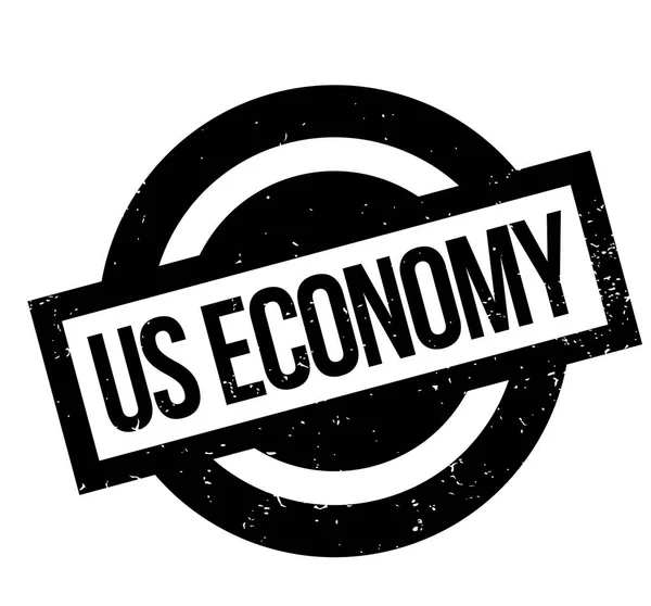 ESTADOS UNIDOS Sello de goma ECONOMÍA — Archivo Imágenes Vectoriales