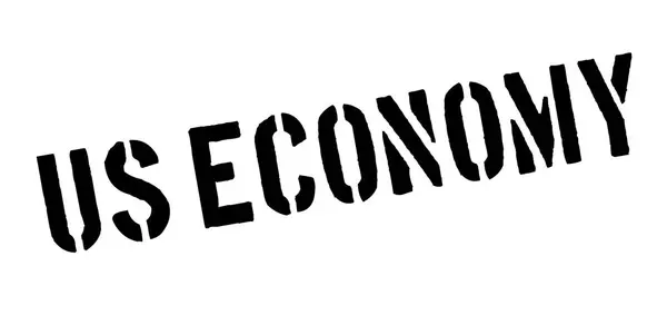 ESTADOS UNIDOS Sello de goma ECONOMÍA — Vector de stock