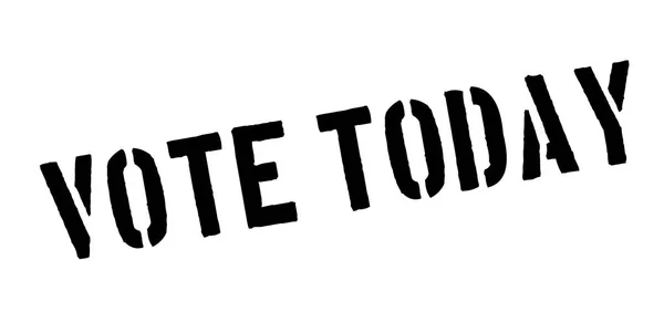 Votar Hoy sello de goma — Vector de stock