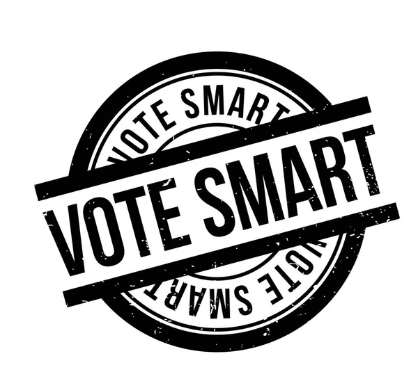 Ψηφοφορία Smart καουτσούκ σφραγίδα — Διανυσματικό Αρχείο