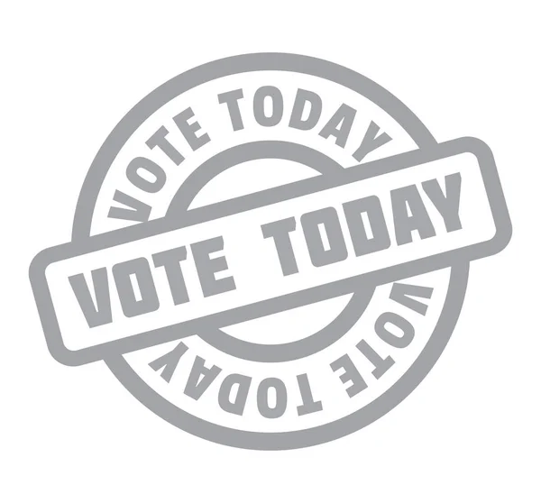 Ψηφοφορία σήμερα καουτσούκ σφραγίδα — Διανυσματικό Αρχείο