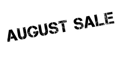 Ağustos Satılık lastik damgası